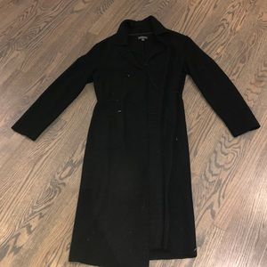 Classiques Entier long black wool jacket